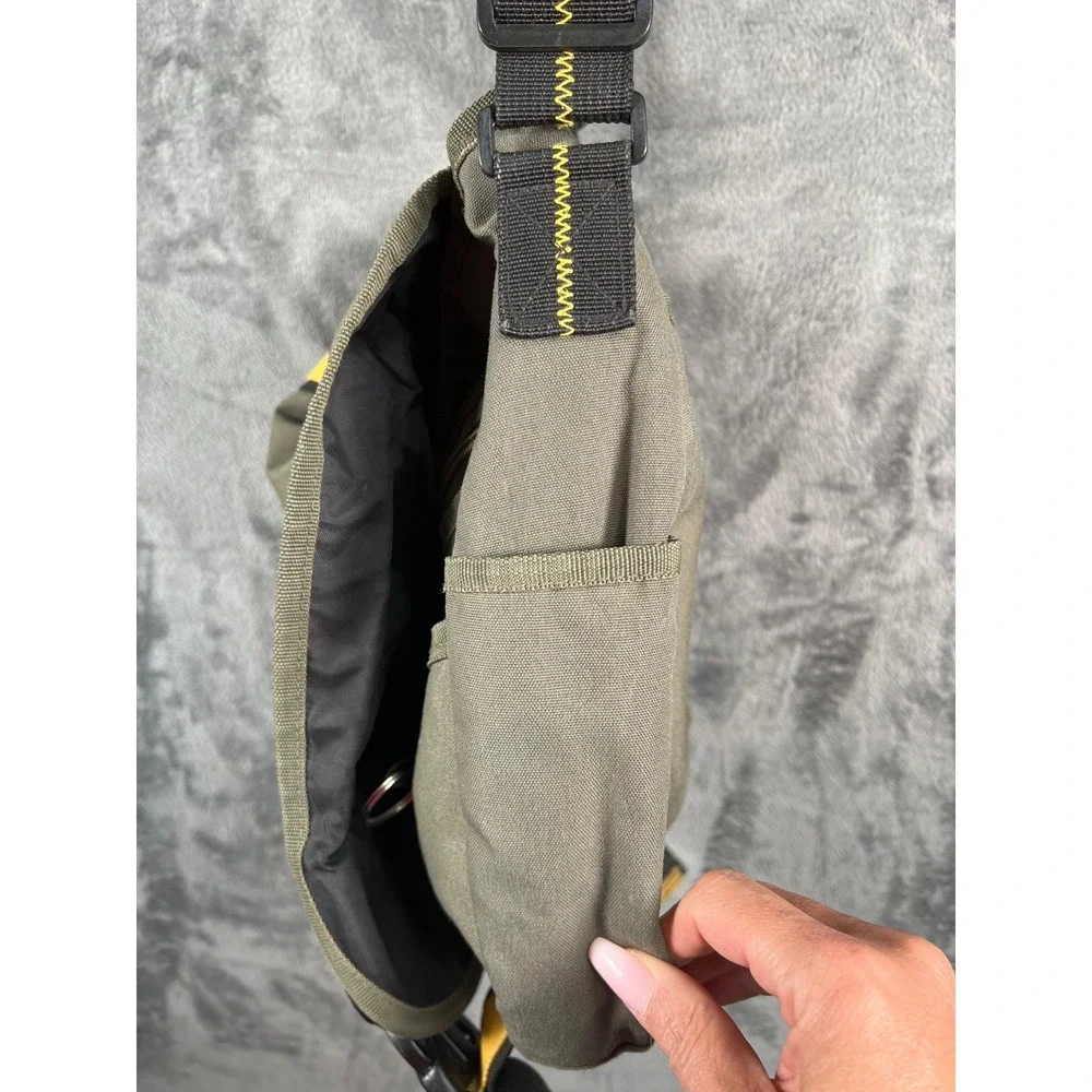 Gap Messenger Bag Vintage Crossbody School Y2K Biker Green Travel Nylon Gem